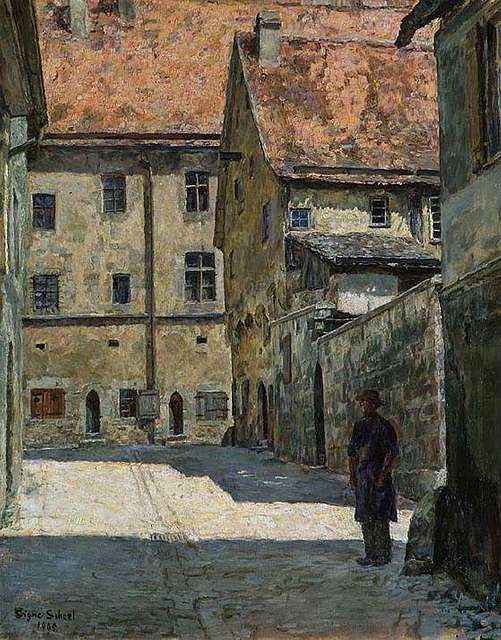 Signe Scheel - Street in Rothenburg - NG.M.00731 - National Museum of ...