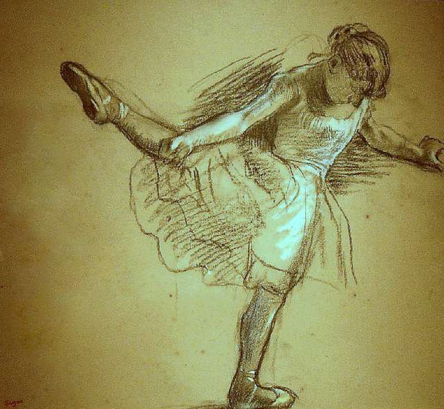 Danseuse les bras levés by Edgar Degas on artnet