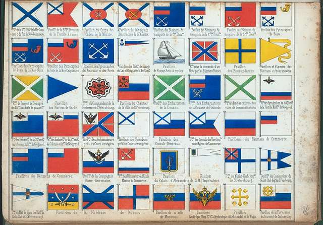 Russian Flag Chart part 2 - PICRYL Public Domain Search