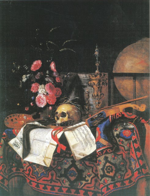 vanitas still life 1668