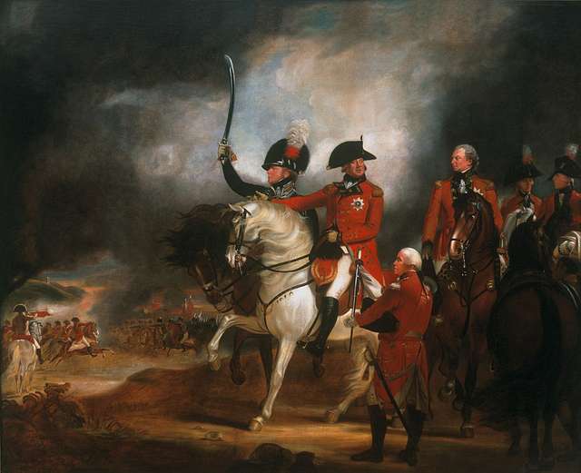 George III and the Prince of Wales Reviewing Troops (1798) - PICRYL ...