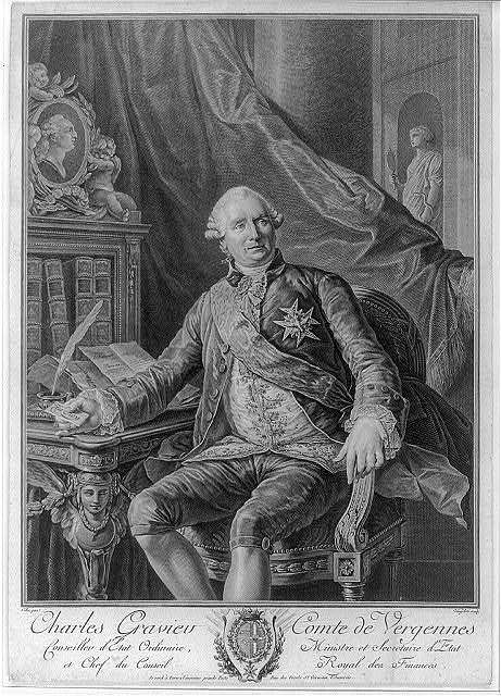 Charles Clément Bervic, Charles Gravier, Count of Vergennes