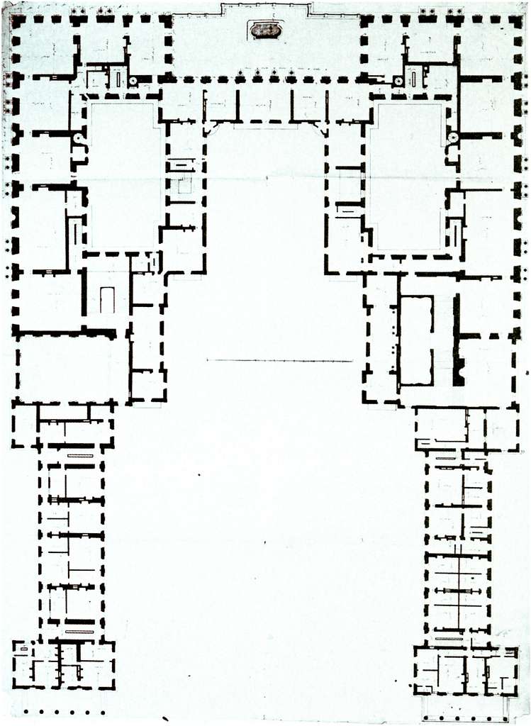 Versailles - plan of premier étage of Enveloppe - Berger 1985 Fig12 ...