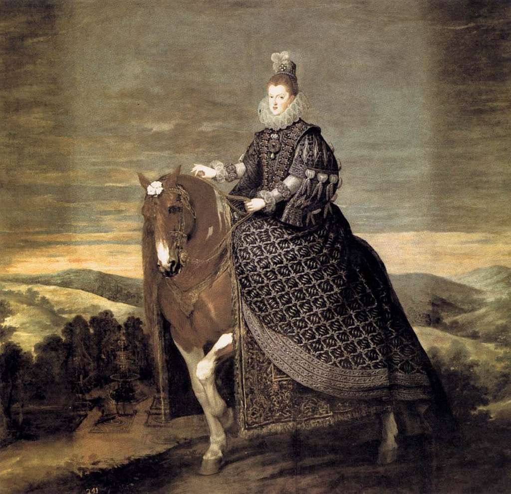 Diego Velázquez - Queen Margarita On Horseback - WGA24409 - PICRYL ...