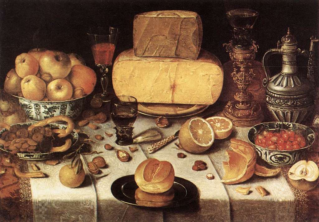 Emblematic Still Life With Flagon, Glass, Jug And Bridle, 1614