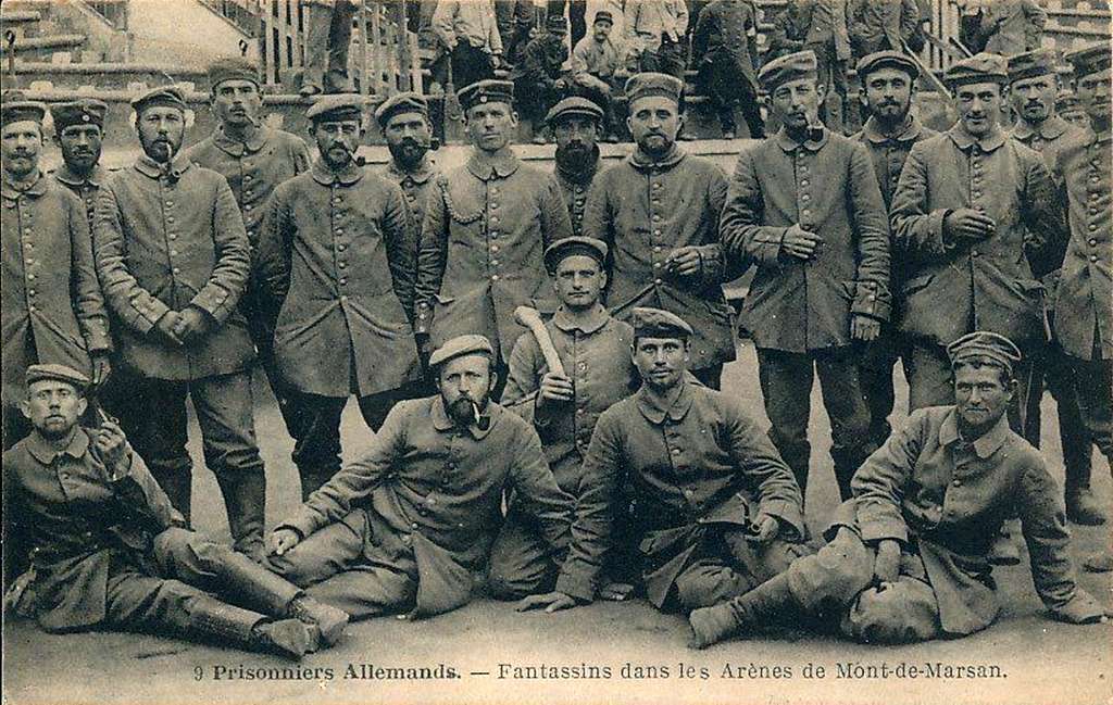 Mont-de-Marsan - Guerre 1914-1918 - Prisonniers allemands dans les ...