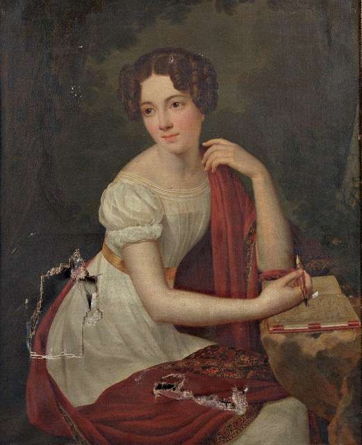 Portrait de la comtesse de Ganay, née Barberot d'Autet - PICRYL Public ...