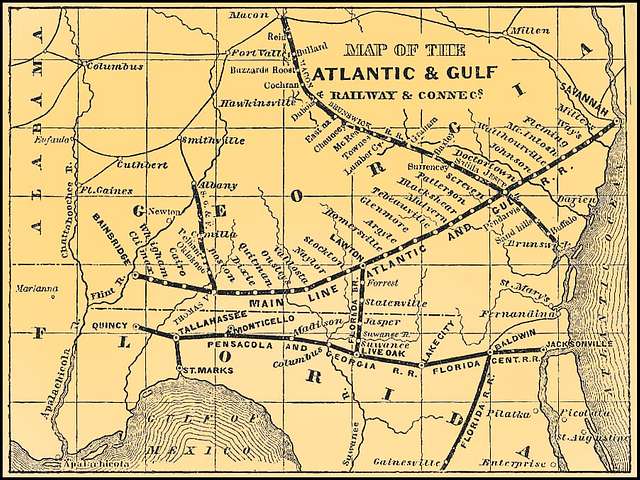 1870 Atlantic & Gulf - PICRYL Public Domain Search