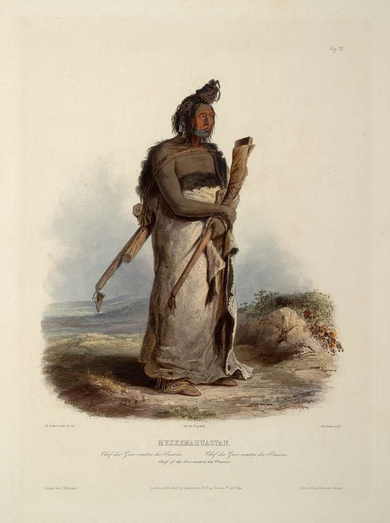 Pehriska-Ruhpa – Moennitarri Warrior in the Costume of the Dog