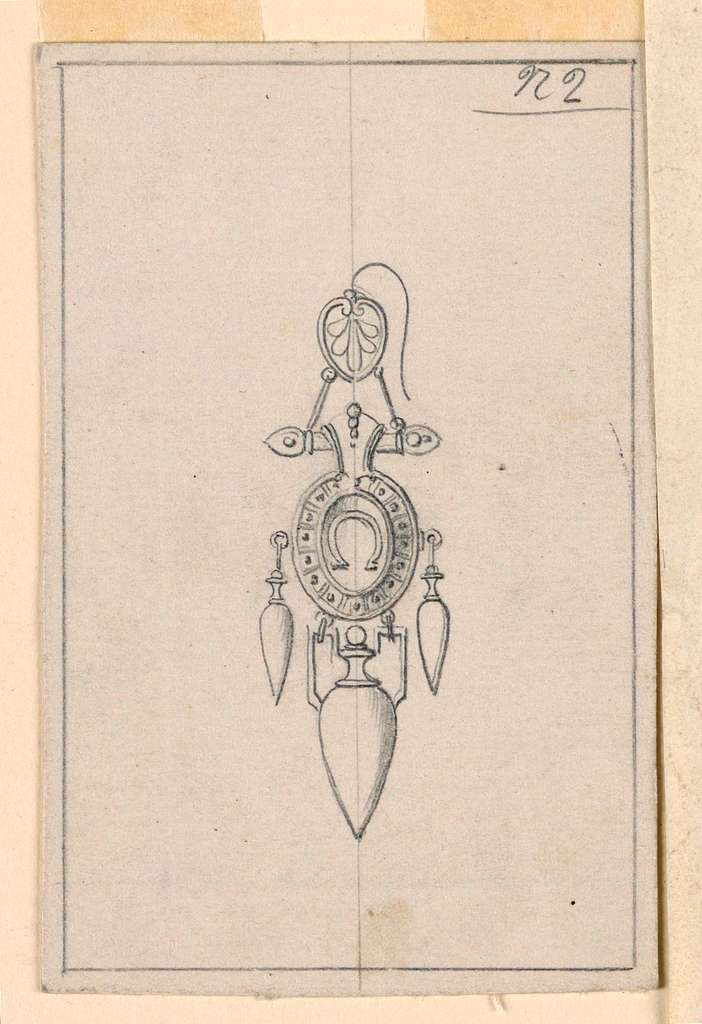 Drawing, Design for an earring, ca. 1880 (CH 18548155) - PICRYL - Public  Domain Media Search Engine Public Domain Search