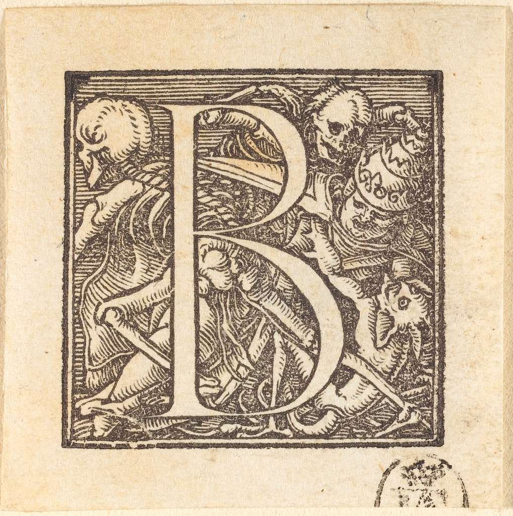 Hans Holbein The Younger, Letter B, NGA 11927 - PICRYL - Public Domain ...