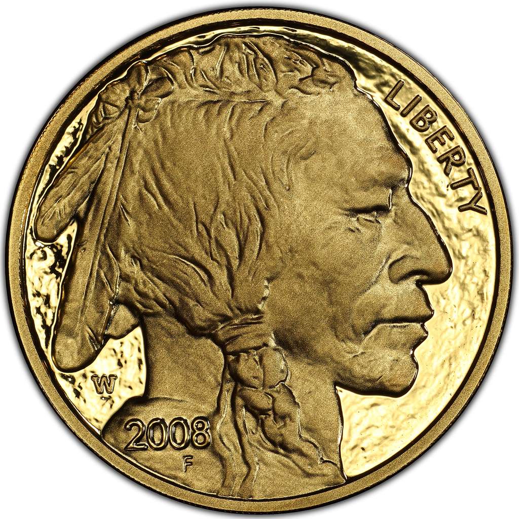 2008 American Buffalo $25 half ounce proof coin (obverse) - PICRYL - Public  Domain Media Search Engine Public Domain Search