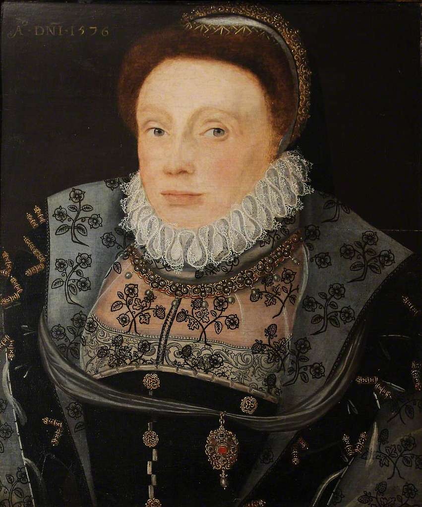 British (English) School - Portrait of an Unknown Lady (once called ' Catherine Parr', and then 'Catherine Vaux, Lady Throckmorton') - 135556 -  National Trust - PICRYL - Public Domain Media Search Engine Public Domain  Search