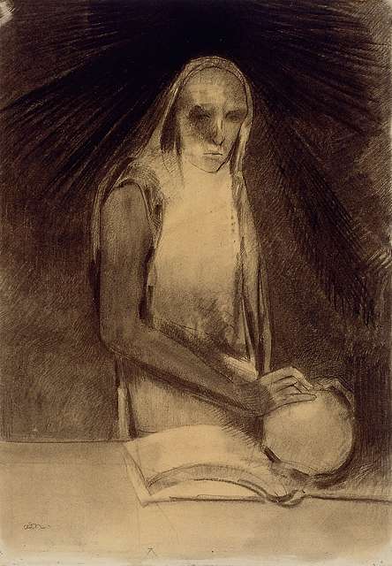 44 Drawings By Odilon Redon In The Art Institute Of Chicago Image