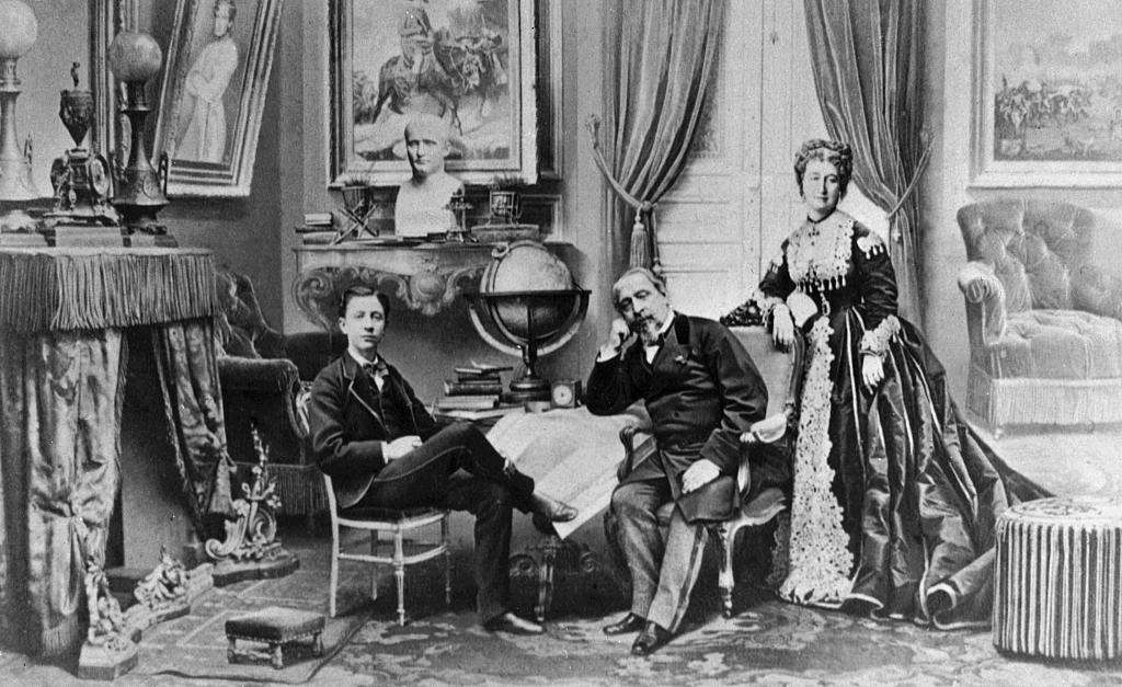 Napoleon Iii Empress Eugenie Receiving Macon Stock Photo 87683980