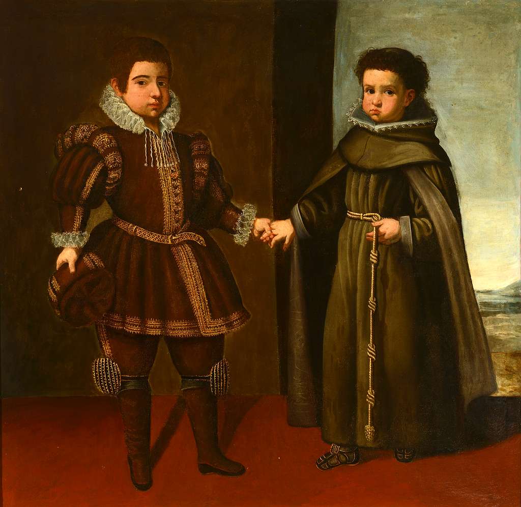 Don Juan de Austria y su hermano fray Alonso de Santo Tomás. 1636 - PICRYL  - Public Domain Media Search Engine Public Domain Search