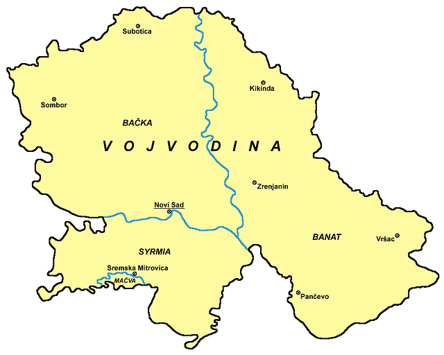 Vojvodina manastiri - Public domain geographic map - PICRYL - Public Domain  Media Search Engine Public Domain Search