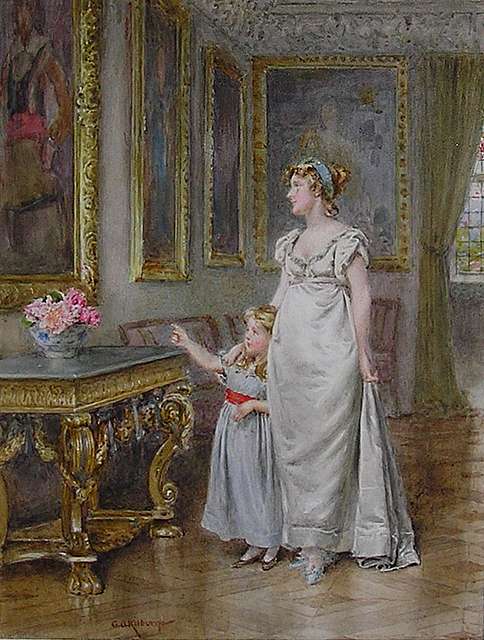 A Game of Chess by George Goodwin Kilburne