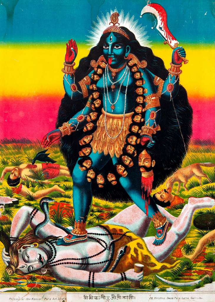 kali hindu artwork