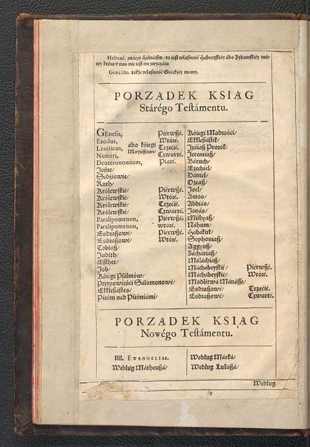 Biblia to iest ksiegi Starego y Nowego Testamentv 1599 (91544663 ...