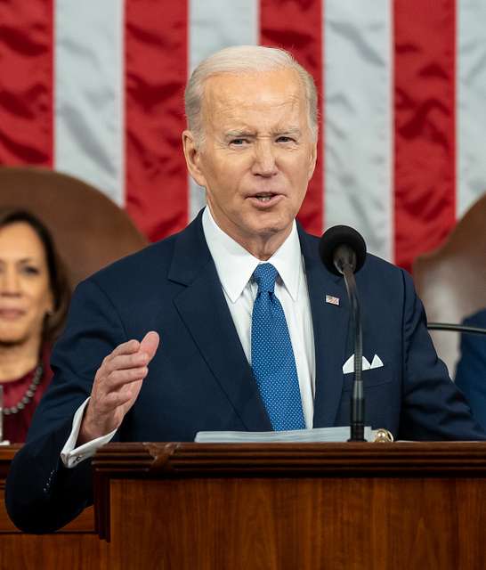 President Joe Biden delivers the State of the Union. Speaker Kevin ...