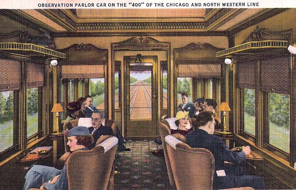 400 observation car interior circa 1920s - PICRYL - Public Domain Media ...