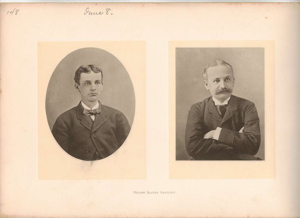 Nelson-slater-bartlett---harvard-class-of-1871-taken-at-graduation-and ...