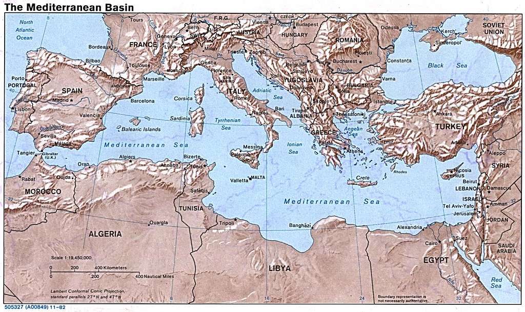 8,800+ Mediterranean Sea Map Stock Photos, Pictures & Royalty-Free
