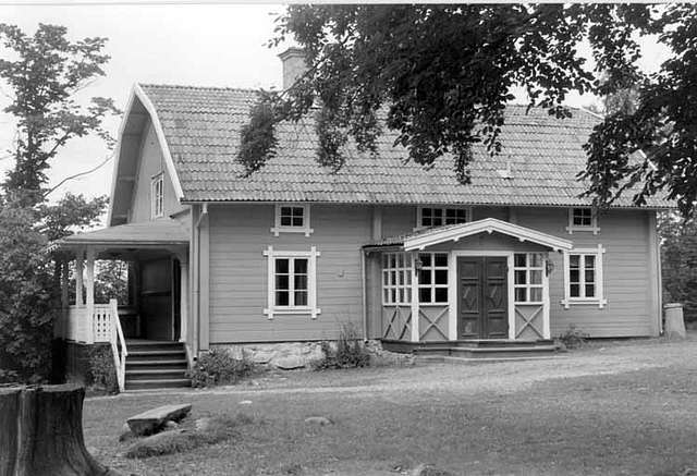 Lugnhamns gård, Stäket, huvudbyggnaden, 1950-1960-talet - PICRYL ...