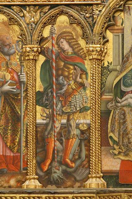 Crivelli Carlo Crivelli Vittore sec. XV San Michele Arcangelo