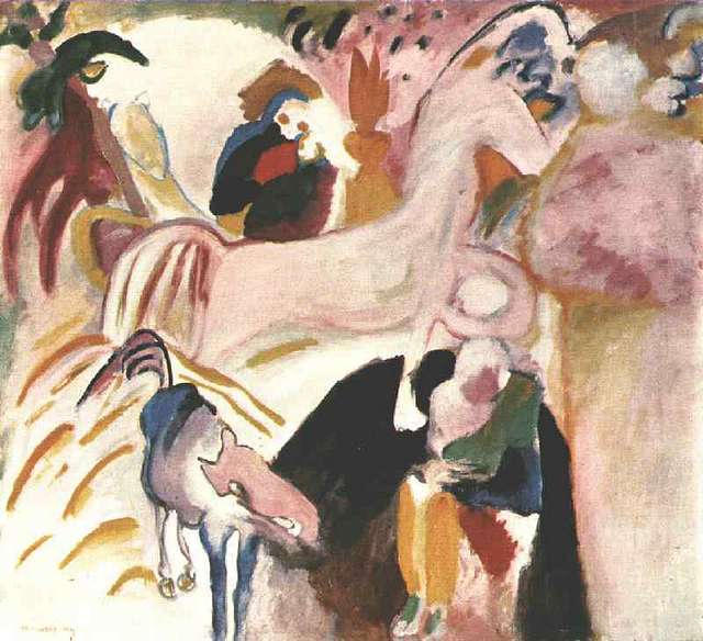 Wassily Kandinsky — Crinoline Lady, 1917