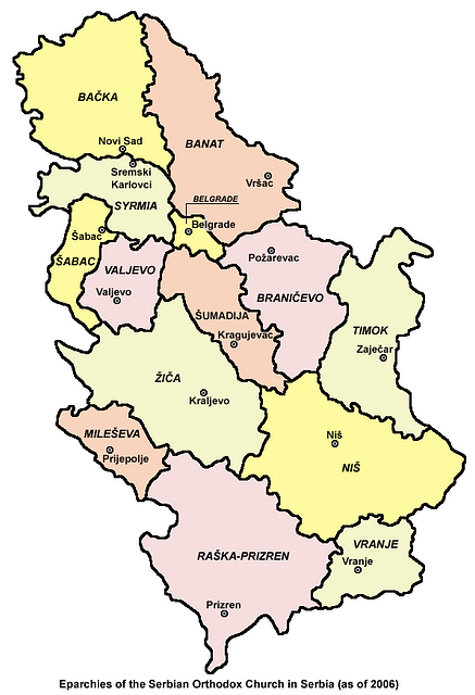 Vojvodina manastiri - Public domain geographic map - PICRYL - Public Domain  Media Search Engine Public Domain Search