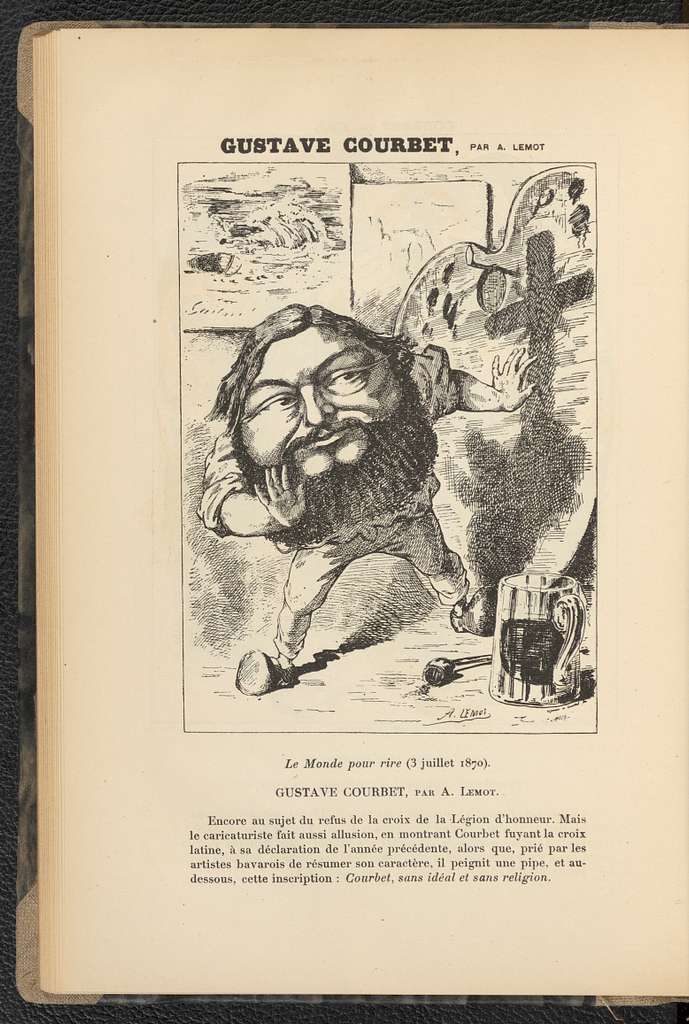 Courbet, selon les caricatures et les images 1920 (143767873) - PICRYL ...