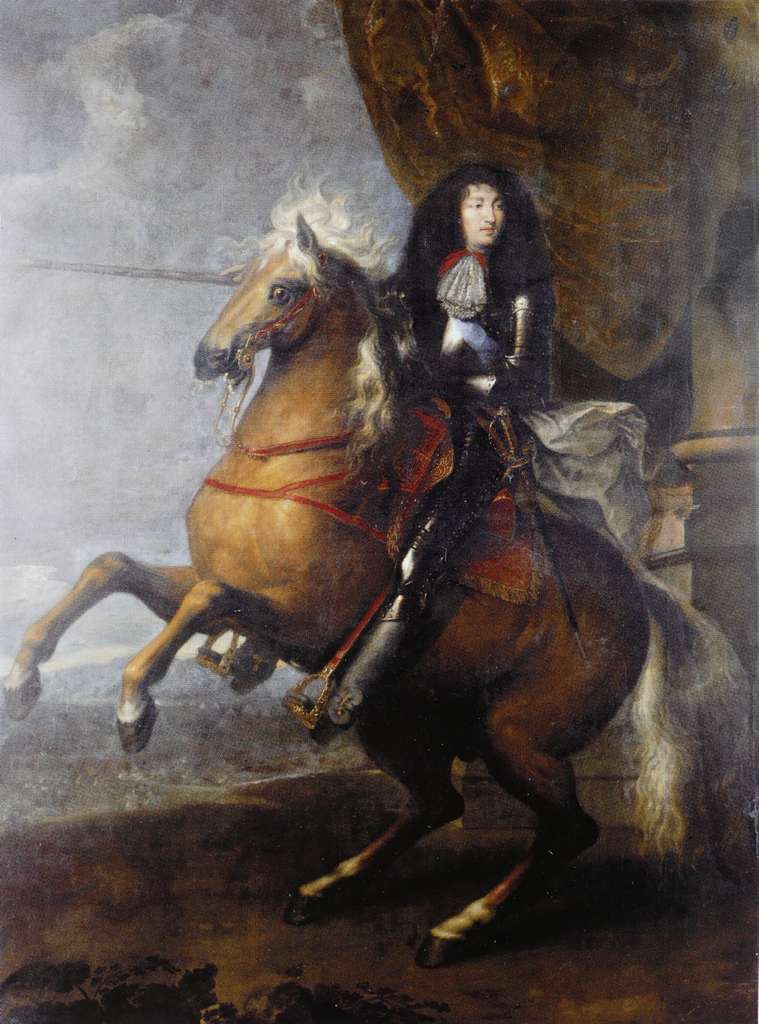 Equestrian Portrait of Louis XIV by MIGNARD, Pierre