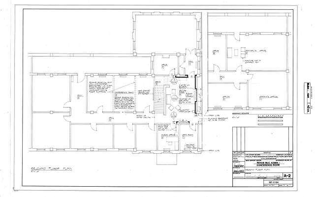 Building 400 Rehabilitation MLC Admin-Conference Room Second Floor Plan ...