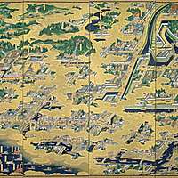 NDL-DC 1307036-Utagawa Hiroshige-東都名所 新吉原五丁町弥生花盛全図-cmb - PICRYL - Public  Domain Media Search Engine Public Domain Image