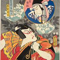 NDL-DC 1311180-Utagawa Kunisada-今昔児手柏 十一 濡髪長五郎・長吉姉お関-安政2 - PICRYL - Public  Domain Media Search Engine Public Domain Image