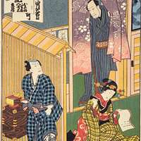 NDL-DC 1304396-Utagawa Kunisada-江戸の花やかたの納涼-cmb - PICRYL - Public Domain  Media Search Engine Public Domain Image