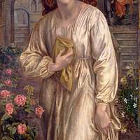 Dante Gabriel Rossetti Salutation of Beatrice Google Art Project