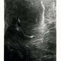 Inferno Canto 3 Charon lines 76-78 - Gustav Dore - PICRYL - Public