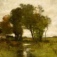 Landscape with Stream by John Francis Murphy, 1894 - PICRYL - Public Domain  Media Search Engine Public Domain Image