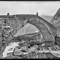 English: An ancient Roman bridge that spanned the Wadi al Murr