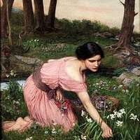 John William Waterhouse - Spring Spreads One Green Lap of Flowers ...