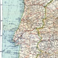 Mapa dos caminhos de ferro em Portugal 1895 - PICRYL - Public Domain Media  Search Engine Public Domain Search