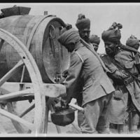 British & Indian officers of 2/2 Gurkhas with Brig. Gen. Norie [ St ...