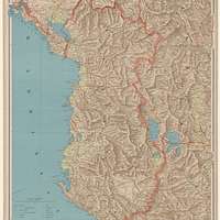 1916 map - Carta corografica dell'Albania e regioni contermini del  Montenegro, Serbia e Grecia - PICRYL - Public Domain Media Search Engine  Public Domain Search