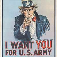 30b Sammlung Eybl USA James Montgomery Flagg (1877-1960) I want