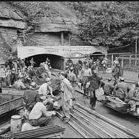 Blue Blaze mine. Consumers, mining town near Price, Utah. Miners coming  home - PICRYL - Public Domain Media Search Engine Public Domain Search