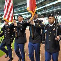 DVIDS - Images - Coast Guard members participate in Houston Astros