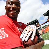 Dolphins WR Brandon Marshall (19) during practice at the team's training  camp in Nova Southeastern University in Davie, Florida. (Credit Image: ©  Ron Hurst/Southcreek Global/ZUMApress.com Stock Photo - Alamy